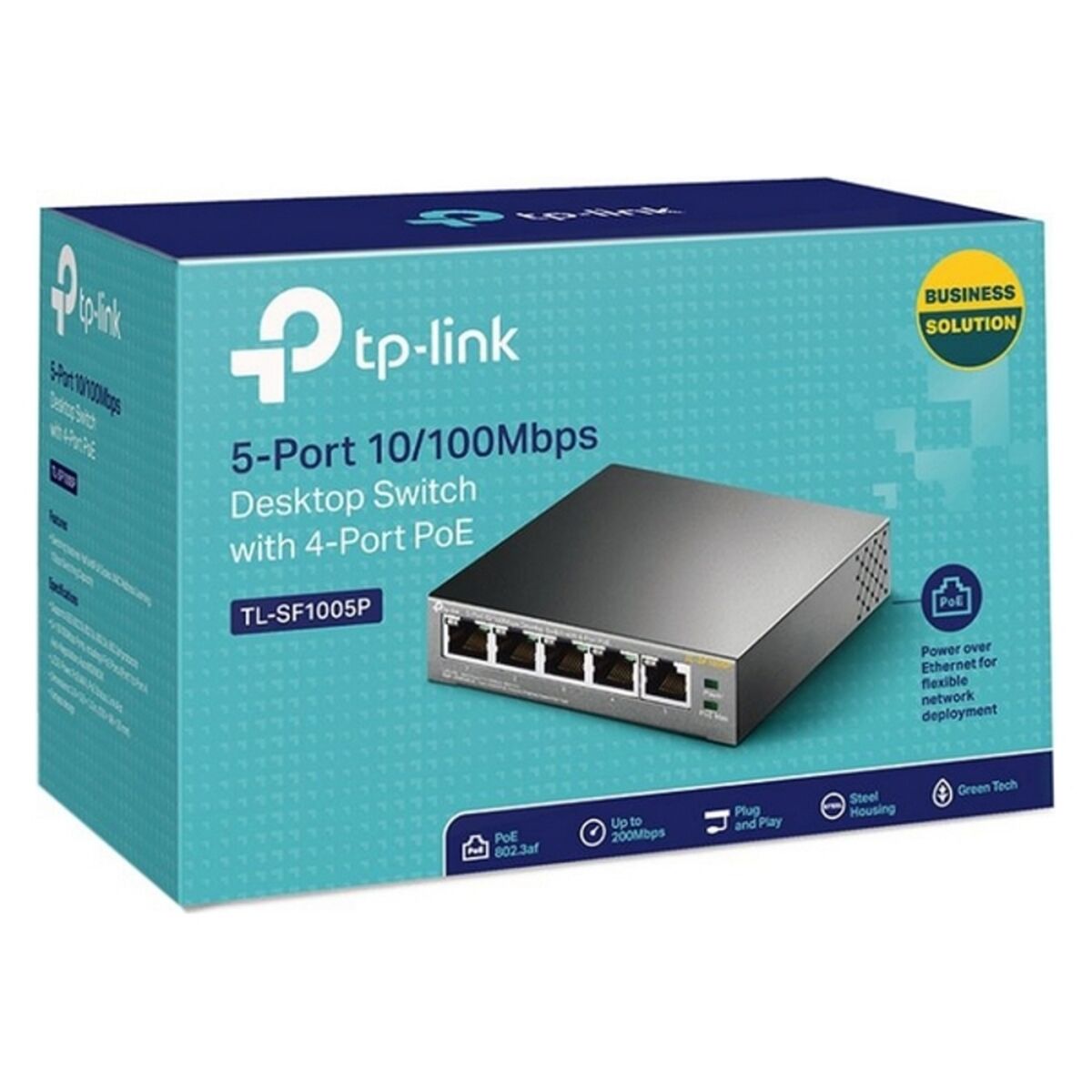 Switch de Sobremesa TP-Link TL-SF1005P PoE LAN 10/100